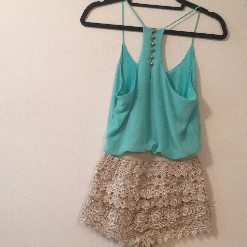 Turquoise romper - Picture 3 of 6
